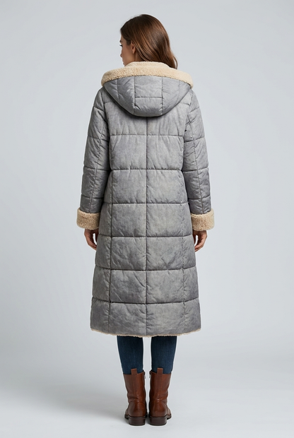 Harper | Dames Lange Winterjas Met Capuchon