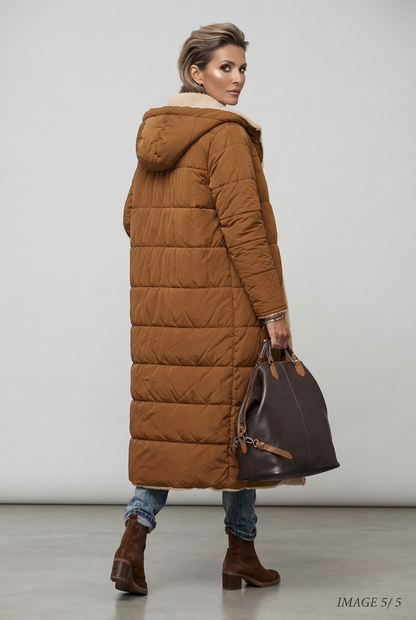 Harper | Dames Lange Winterjas Met Capuchon
