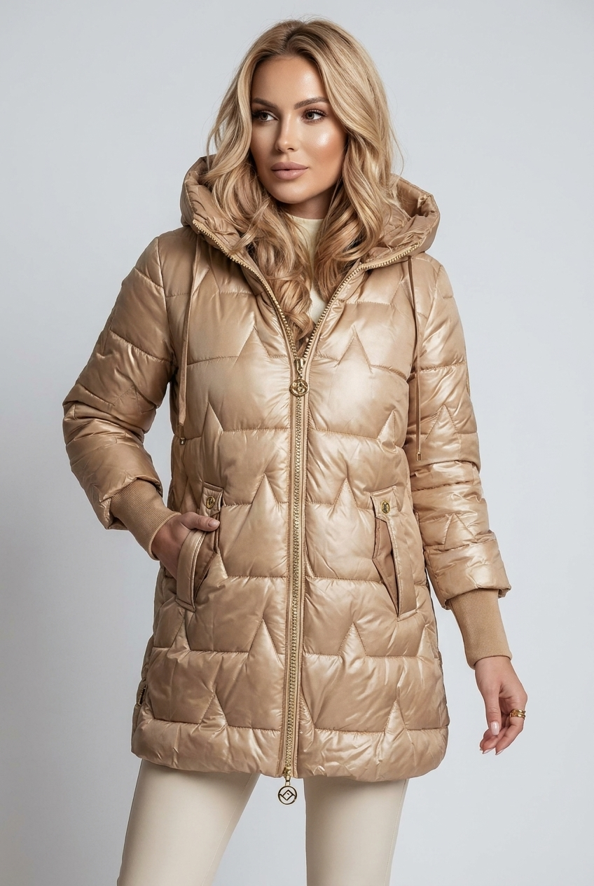 Olivia | Dames Lange Puffer Winterjas