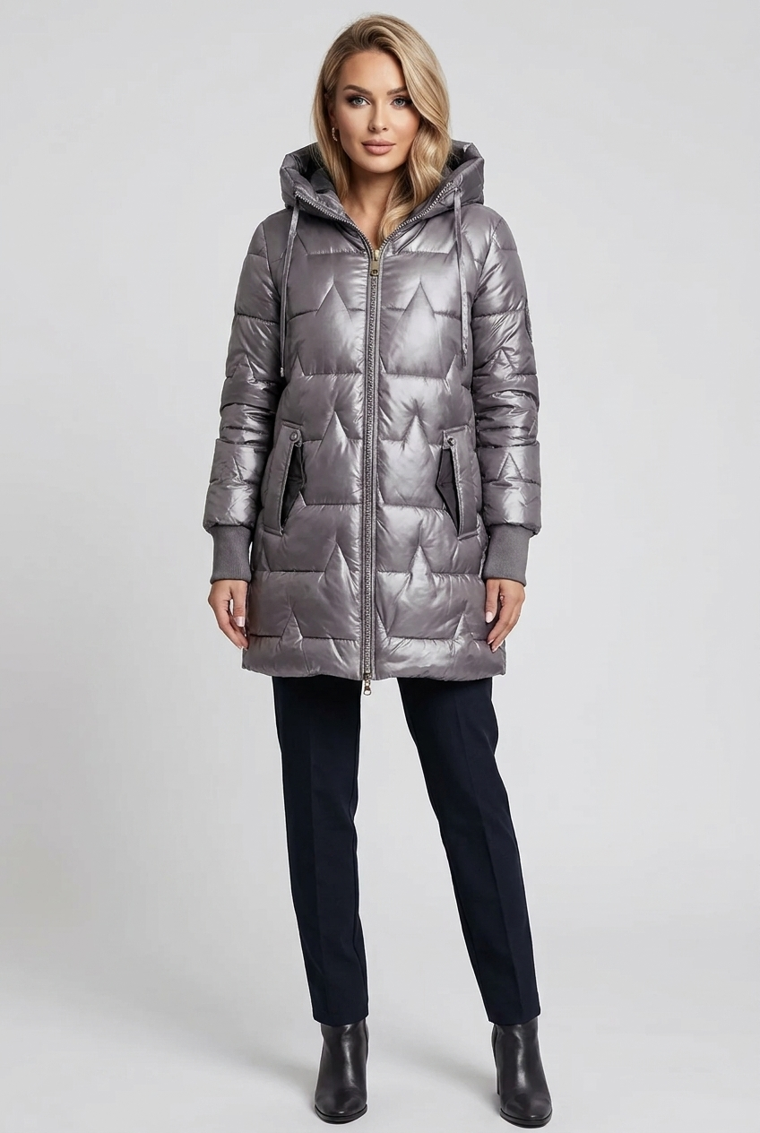 Olivia | Dames Lange Puffer Winterjas