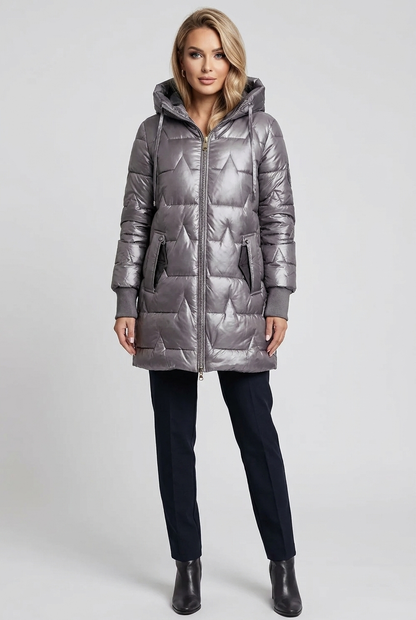 Olivia | Dames Lange Puffer Winterjas